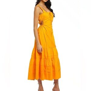 Orange NICHOLAS dress size 6. Worn once dry cleaned once